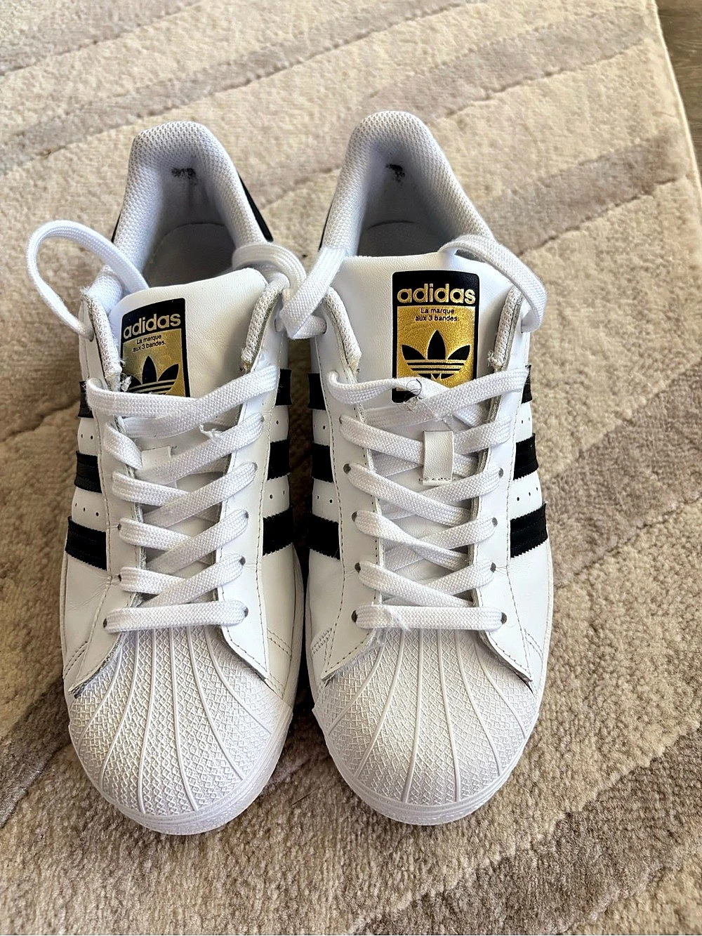 Adidas Superstar Women's White & Black Sneakers